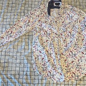 Zara Multicolor Floral Men's Shirt slim